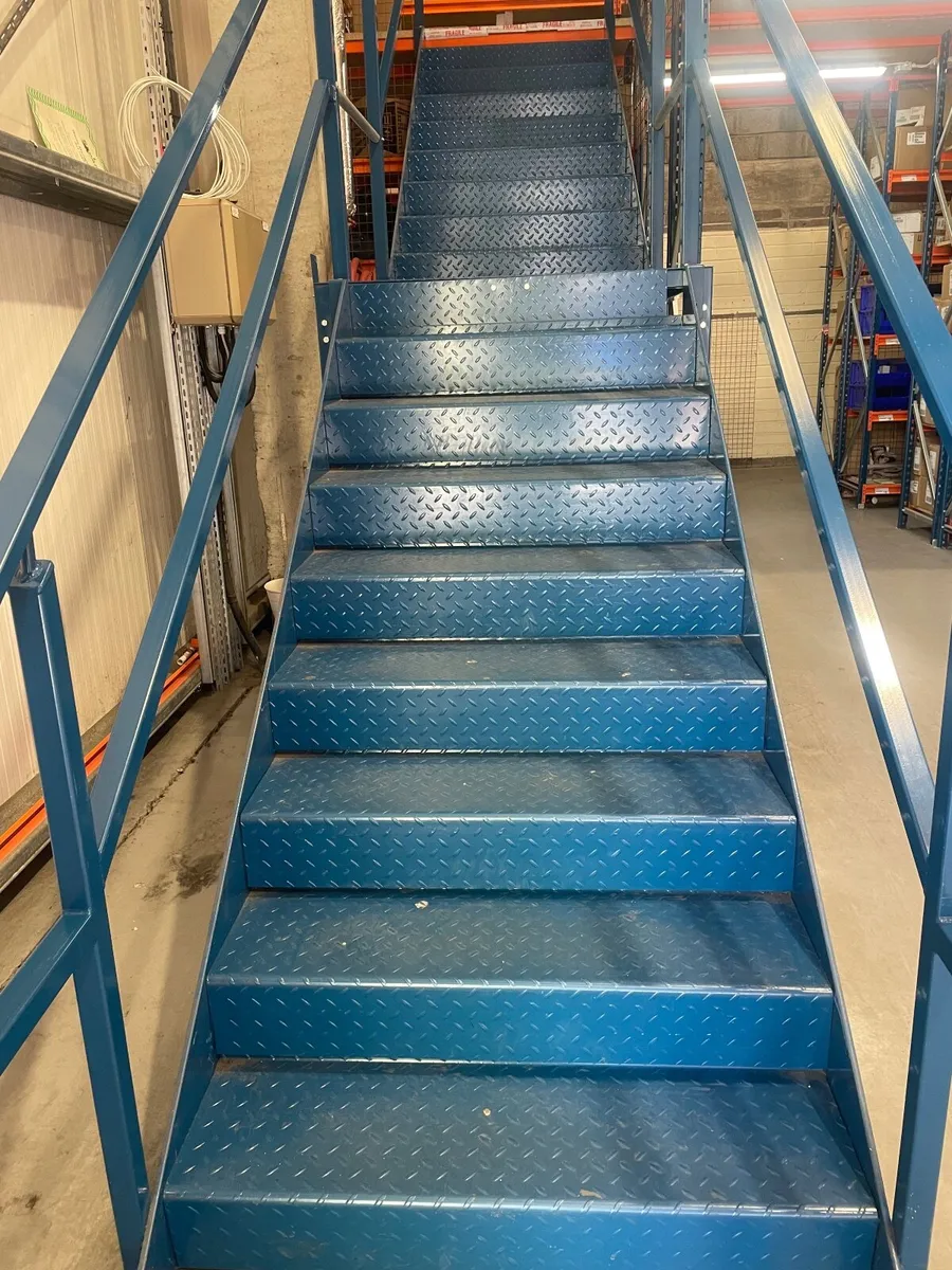 Pallet racking and mezzanine stairs - Image 1