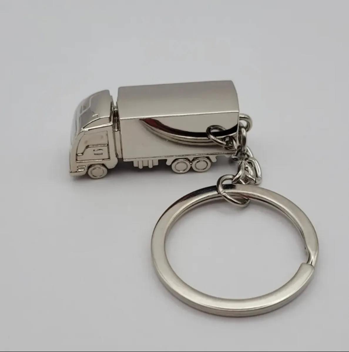 Personalised Metal Truck Lorry Car Keyring - Image 2