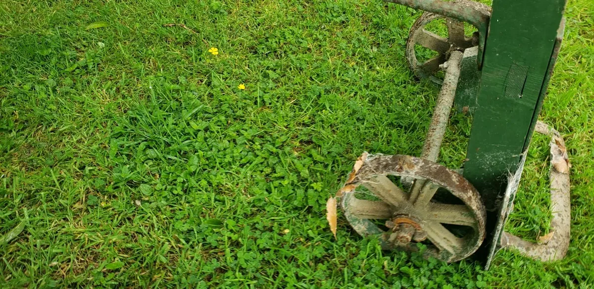 Antique wooden sack truck - Image 1