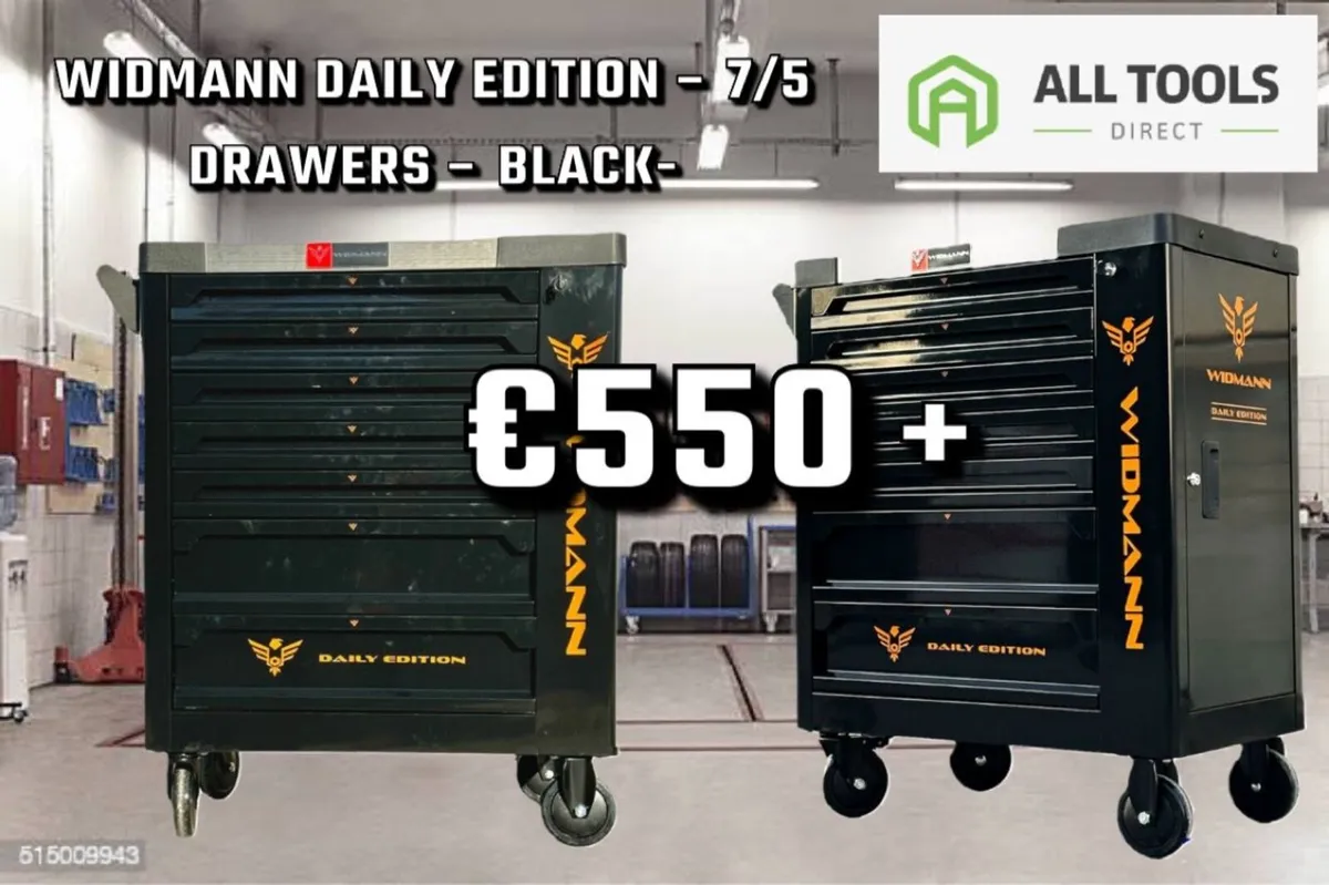 Tool box chest trolley cabinet bench with tools - Image 1