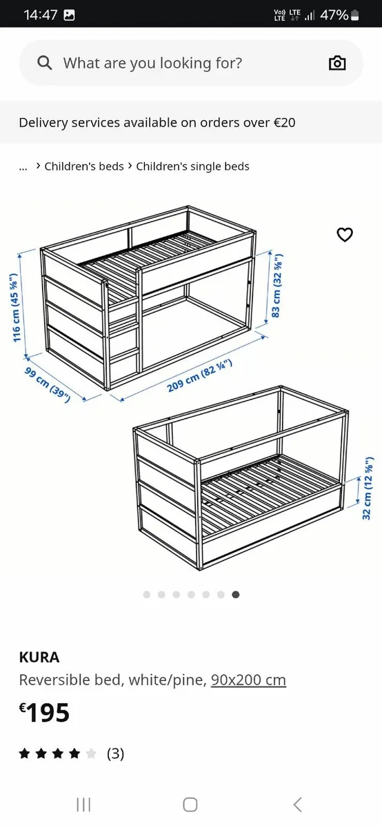 Kura IKEA Bed - Image 2