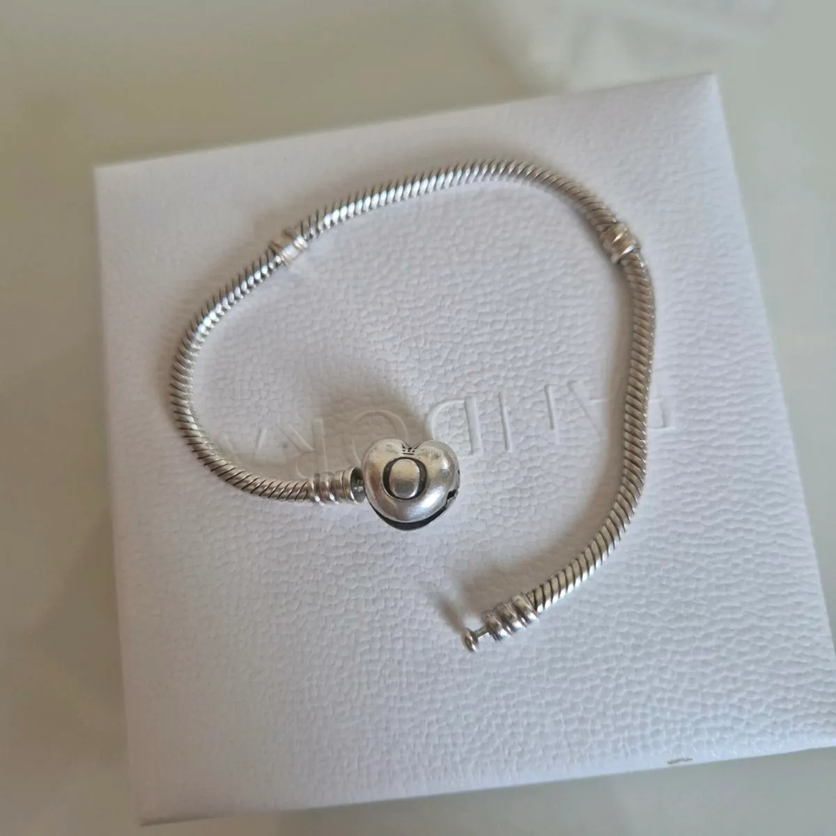 Pandora bracelet heart clasp - Image 3