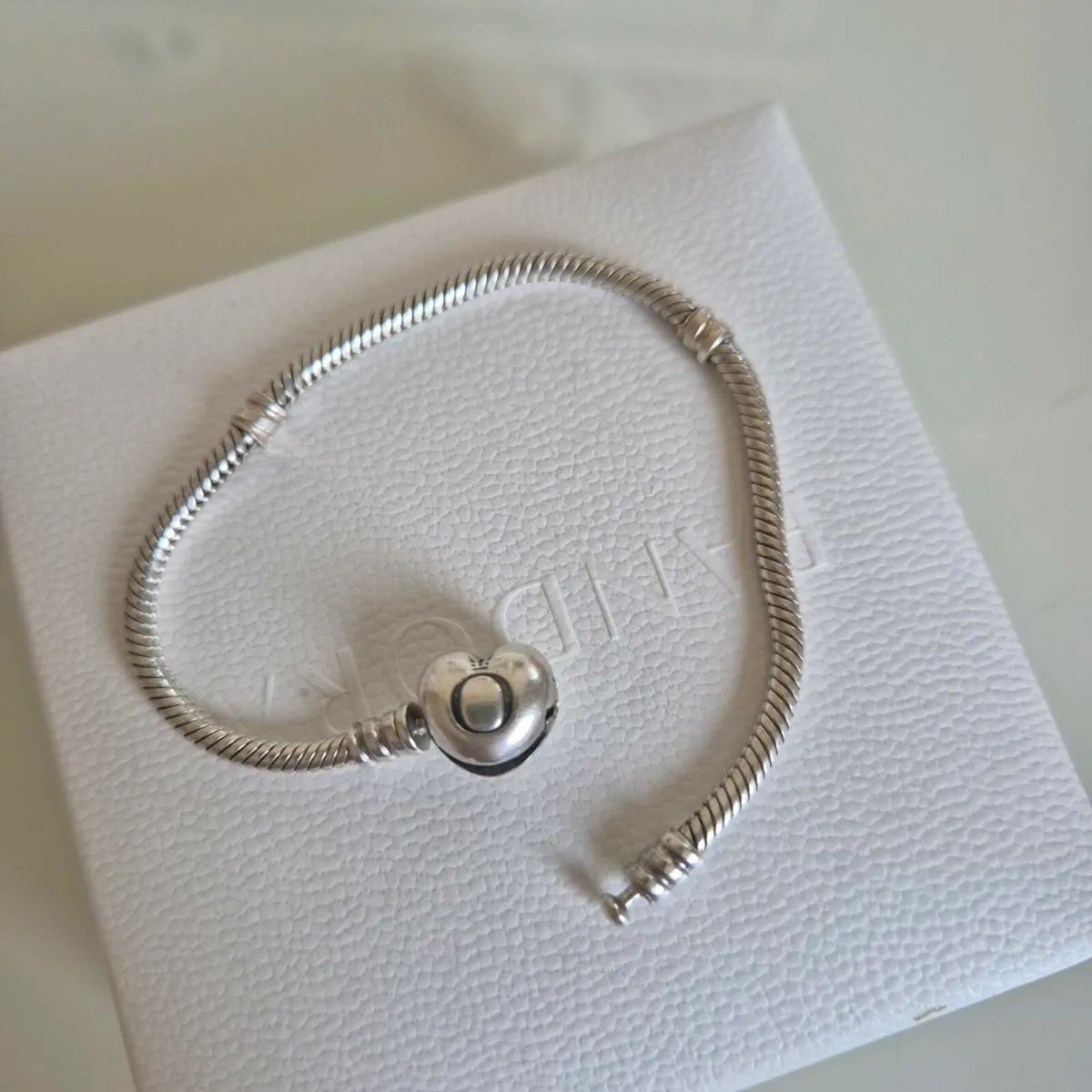 Pandora bracelet heart clasp - Image 4