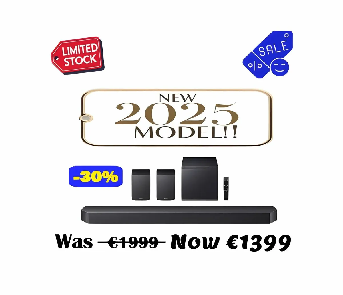 Samsung HW-Q990F soundbar 2025 electrobuster.ie - Image 1