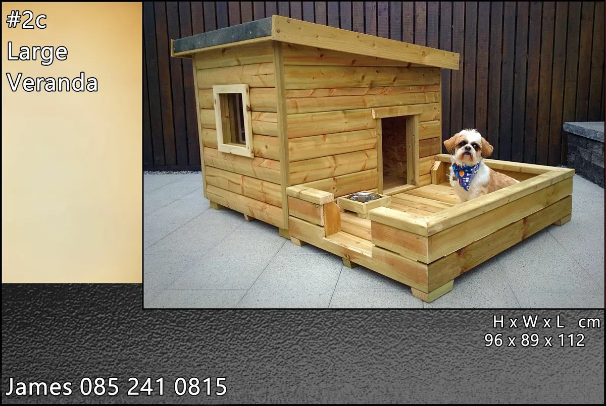 Dog Kennel With Veranda (NEW🔥) - Image 1