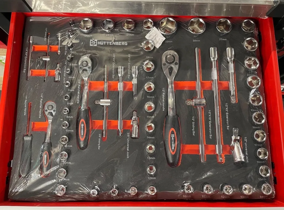 Extra wide tool box chest trolley cabinet tools - Image 3