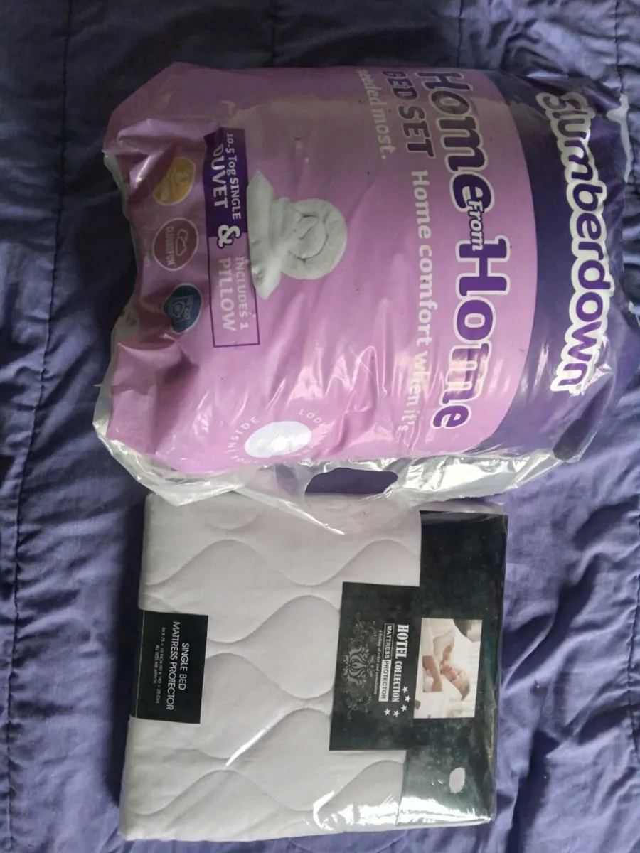New-Single Duvet,pillow & Mattress Cover - Image 1