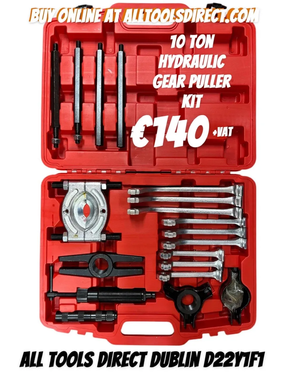 10 ton hydraulic bearing gear puller kit - Image 1