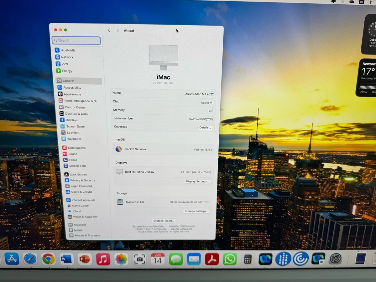 Apple iMac M1 256GB Silver - Image 3