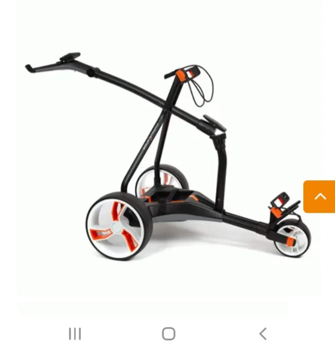 Electric golf trolley with battery & charger - Image 4