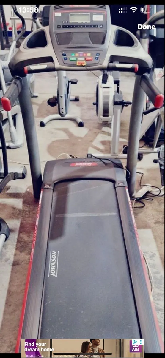 Johnson 8.1 treadmill EXDISPLAY - Image 1