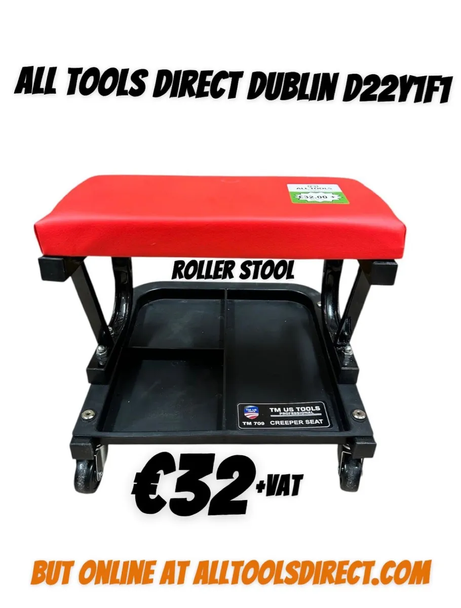 Garage workshop stool roller seat - Image 1