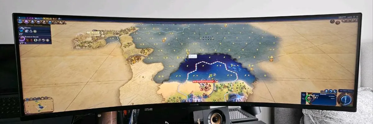 Samsung 49" super ultrawide curved monitor 32:9 - Image 2