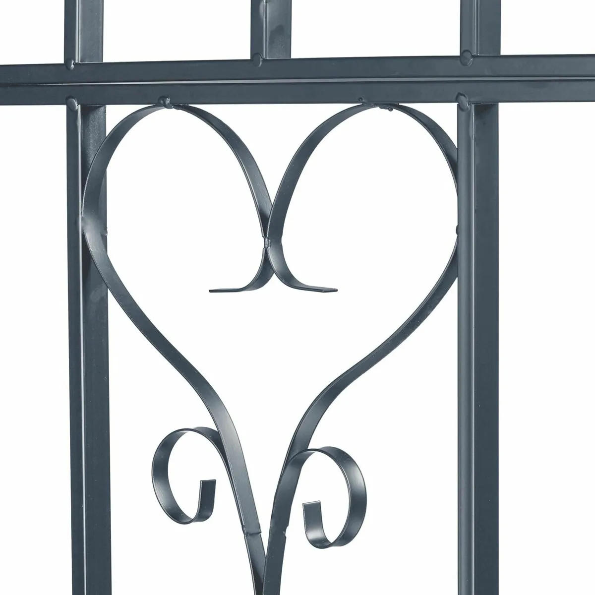 Rose Arch with Bench, Heavy-Duty Metal 2-Seater De - Image 2