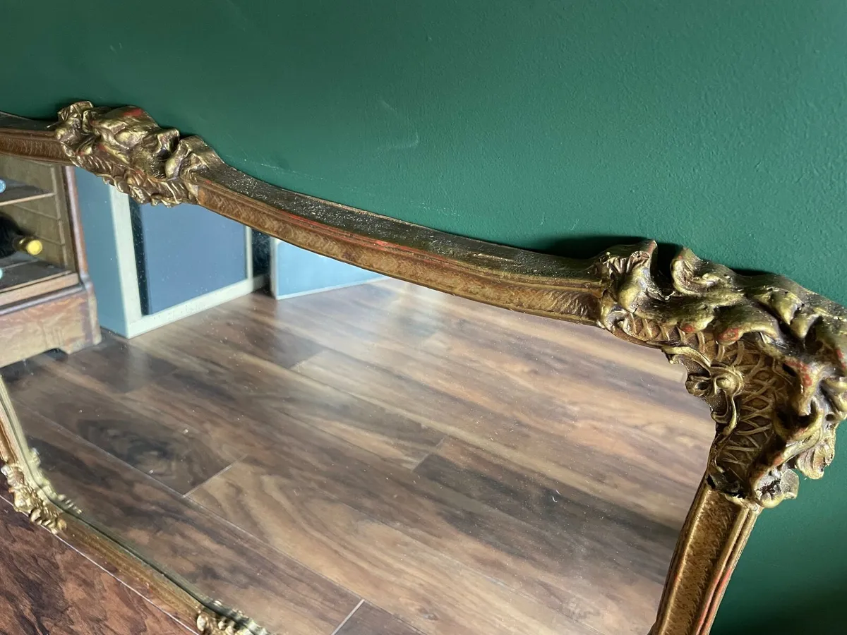 Attewell of London gold framed mirror - Image 2