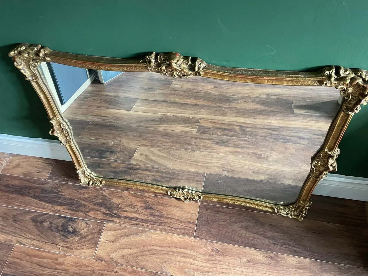 Attewell of London gold framed mirror - Image 3