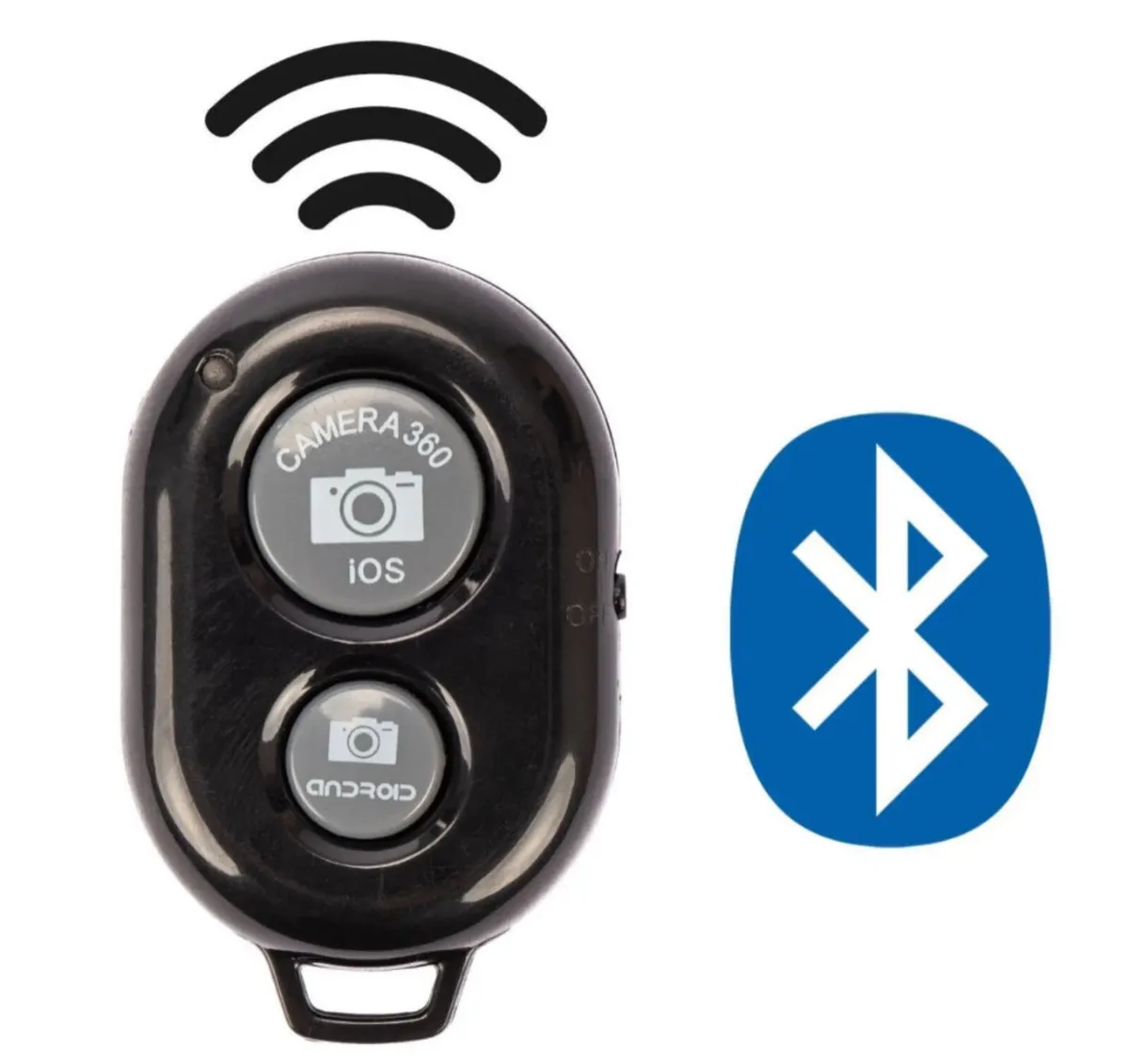 Bluetooth Remote Control for Selfie iPhone Android - Image 2