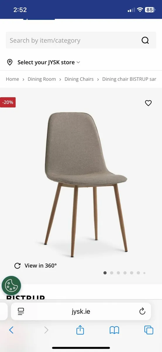 6 x Dining chairs - Image 1