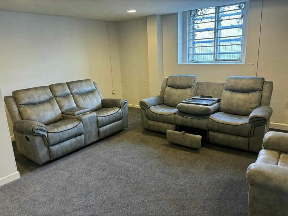 New Denver Sofa With Charging Table - Image 1