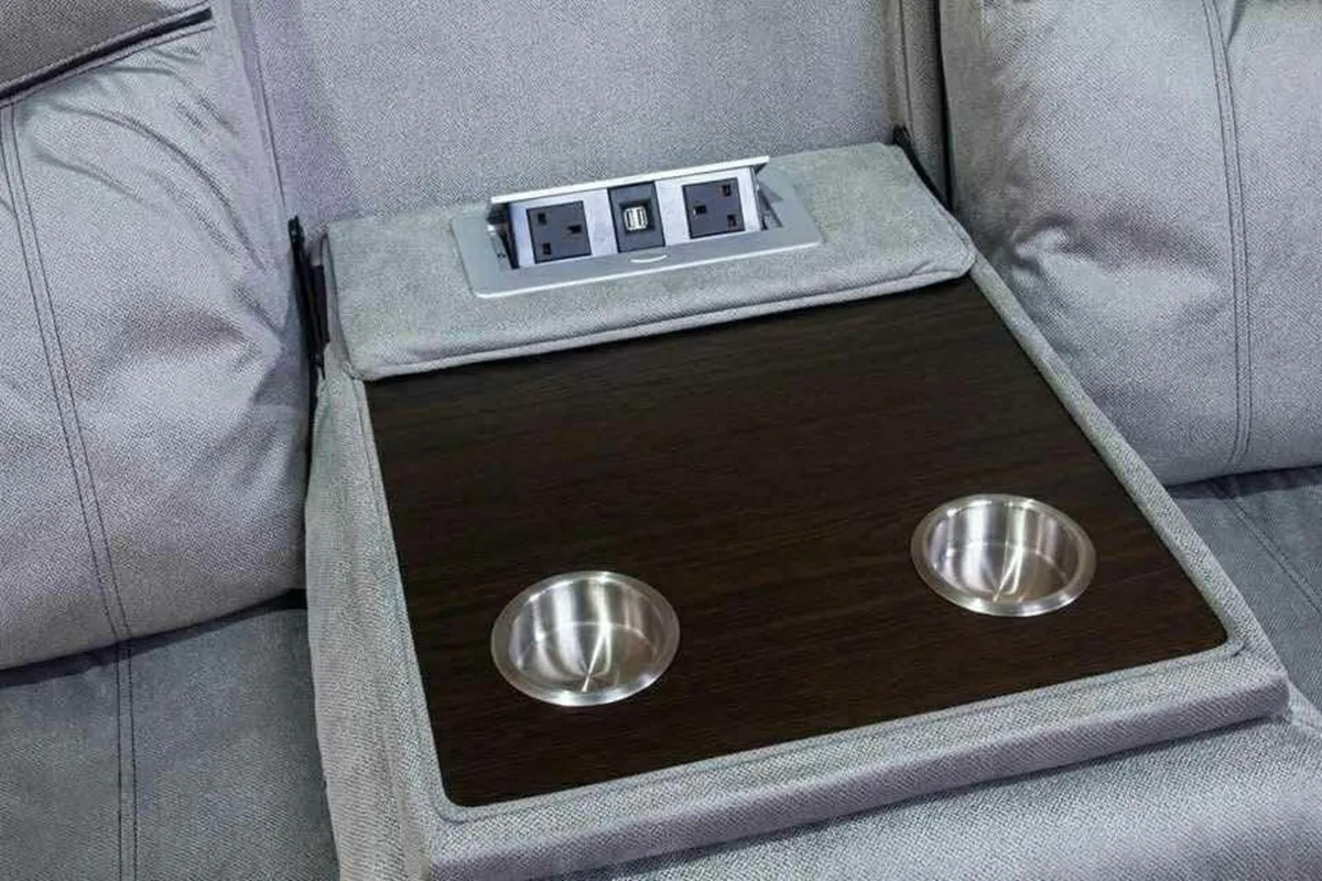 New Denver Sofa With Charging Table - Image 2