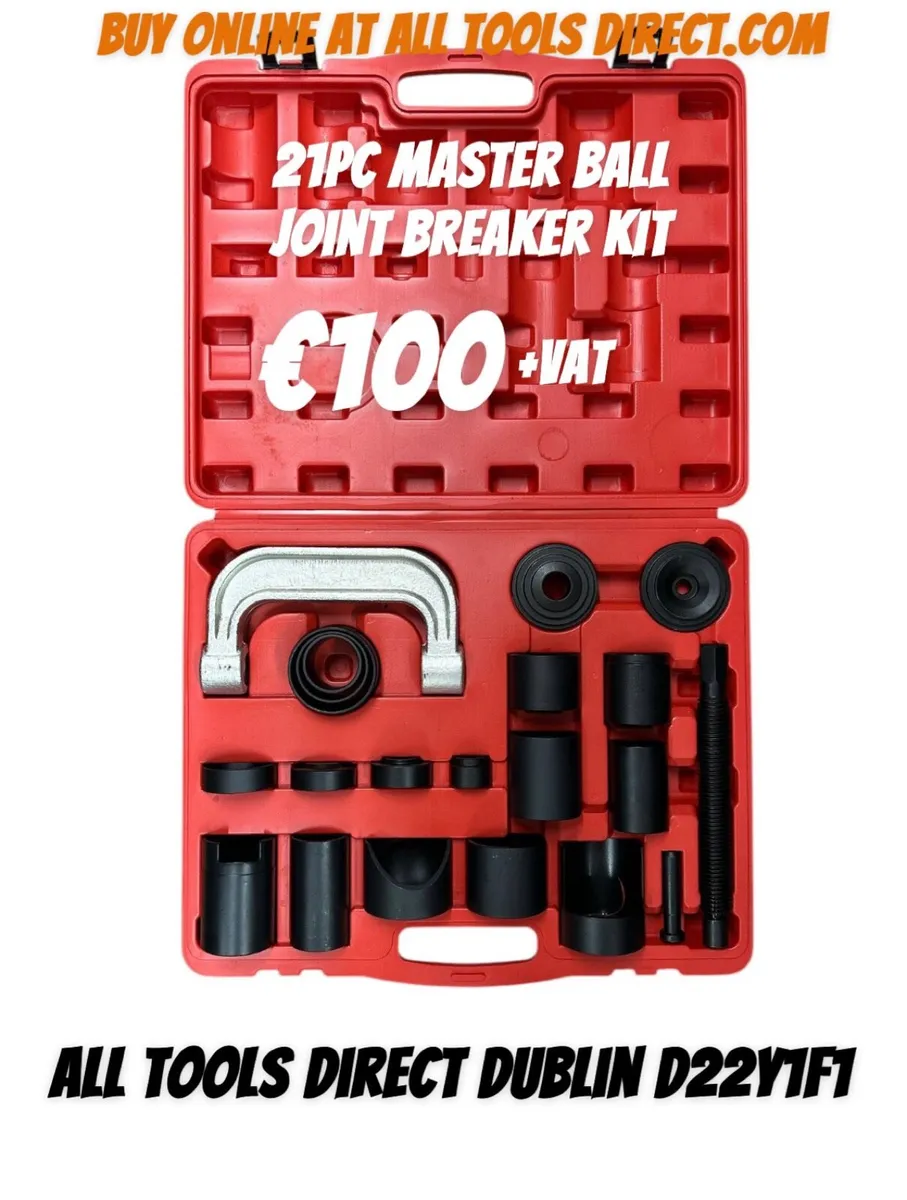 21PC ball joint splitting kit tool set - Image 1