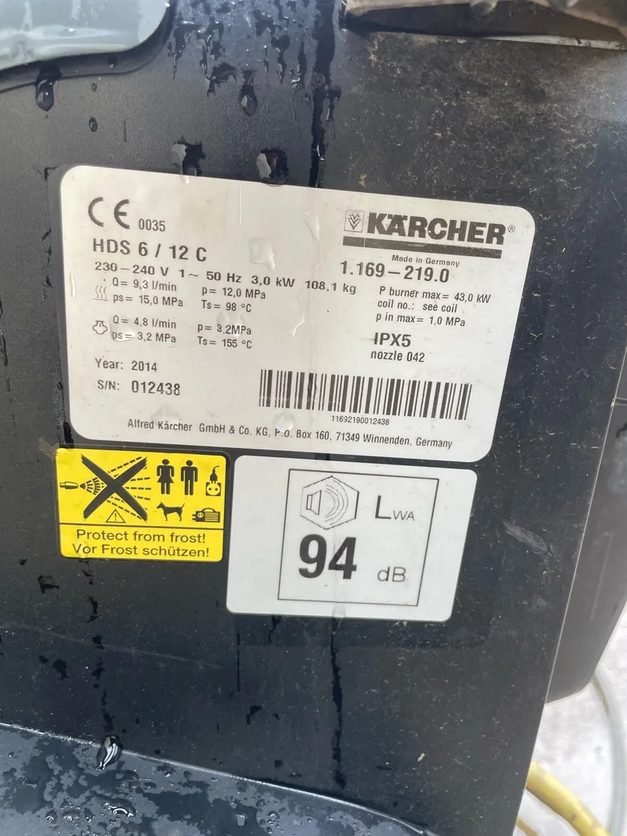 Karcher 6/12C powerwasher diesel - Image 4