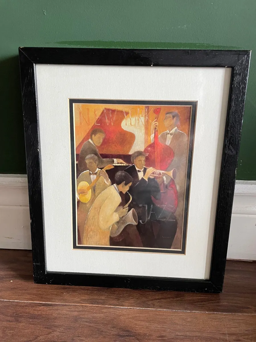 Framed New York jazz picture