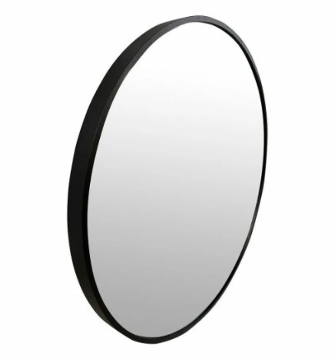 Black Round Mirror 50cm - Image 2