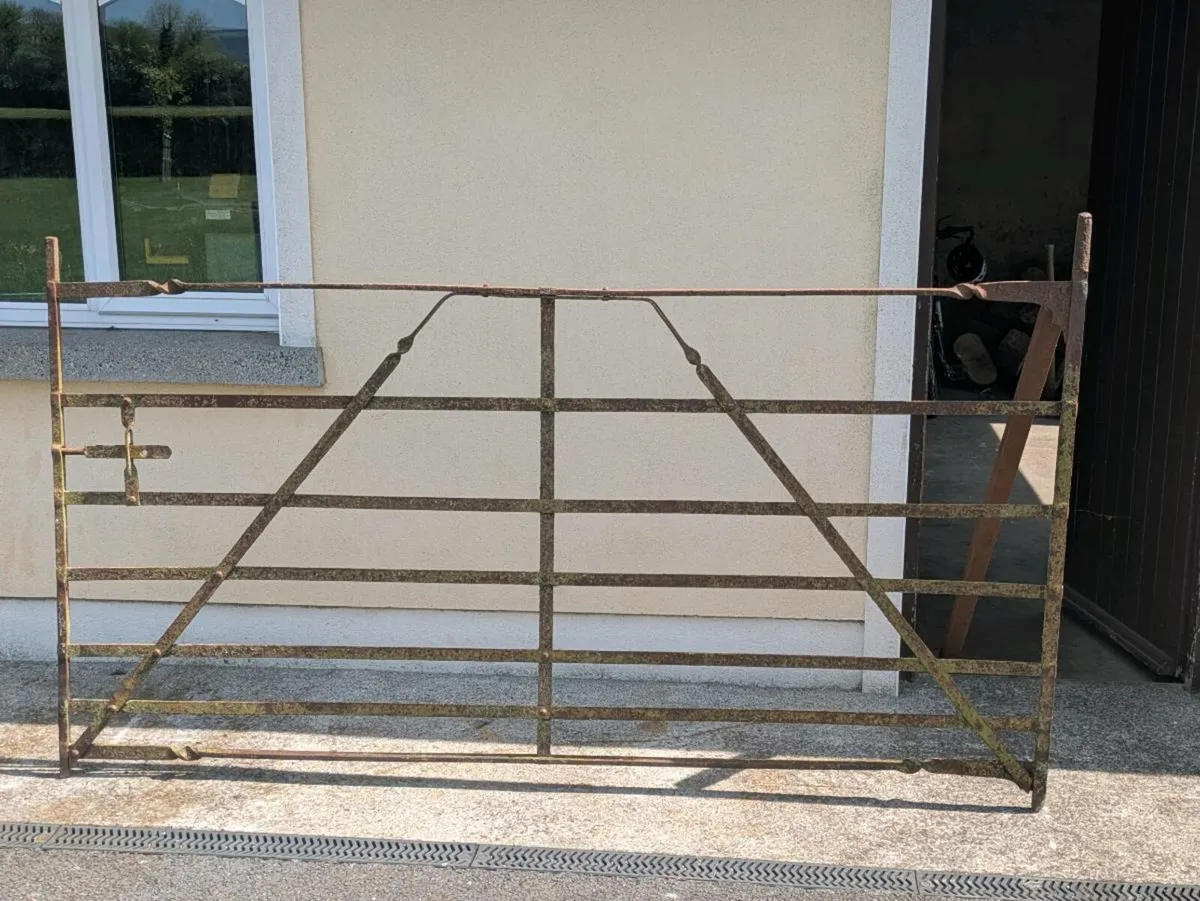 Wrought iron field gate - Image 1