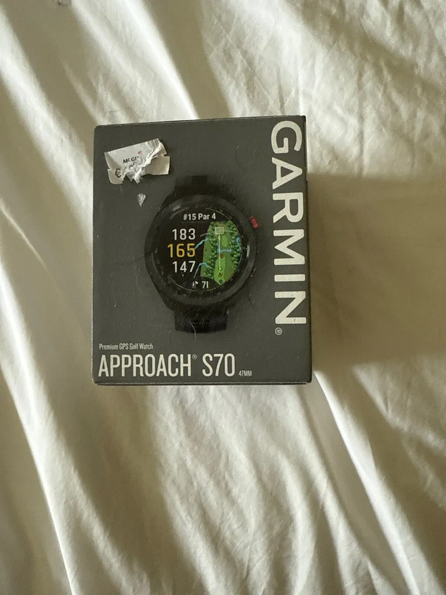 Garmin Premium GPS S70 Golf watch - Image 1