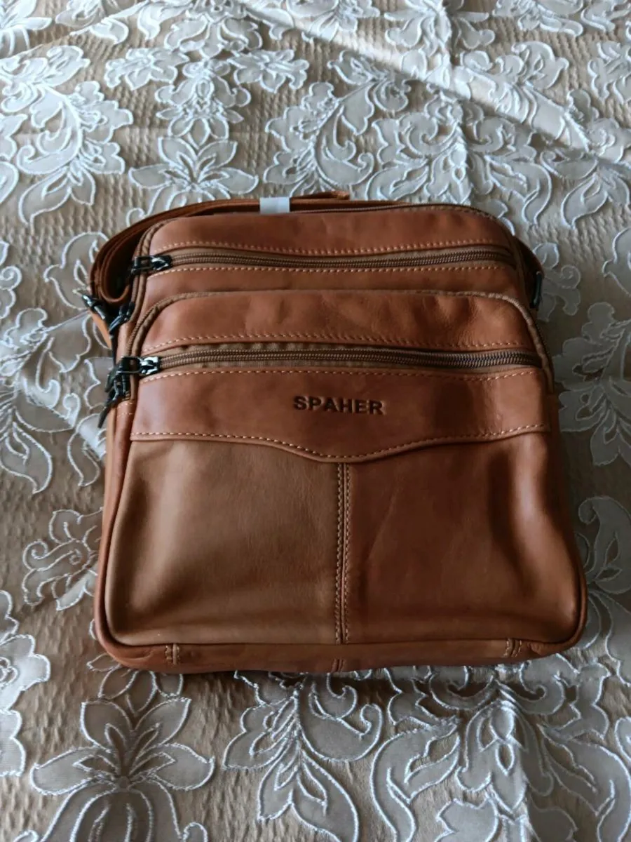 Leather man bag - Image 1