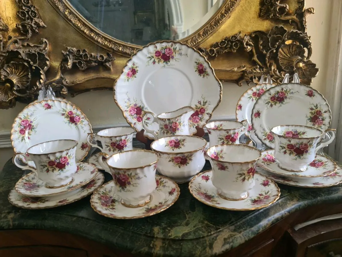 Queen Anne 1950s teaset - Image 1