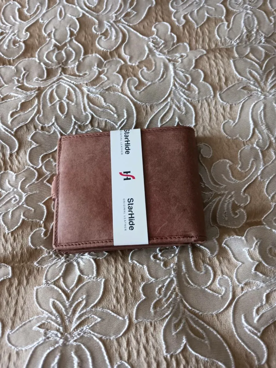 Cowhide leather man purse - Image 1
