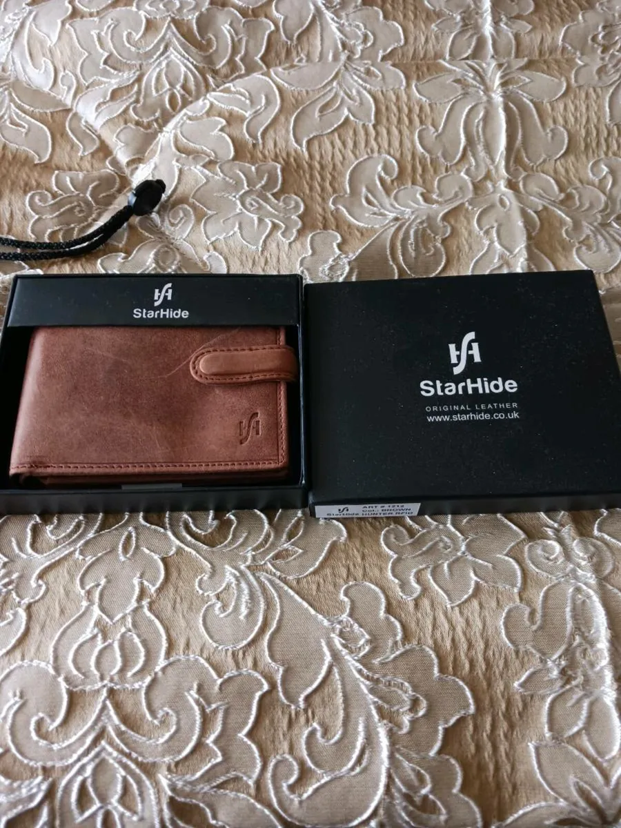 Cowhide leather man purse - Image 2