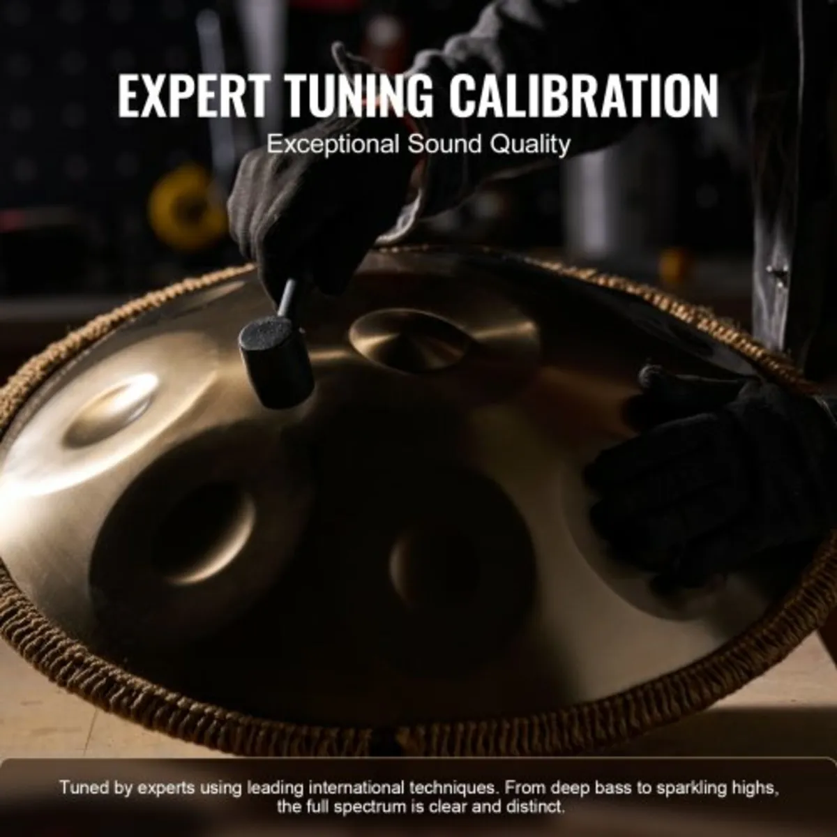 Handpan Drum 22 in 9 Notes D Minor Steel Hand Drum - Image 4