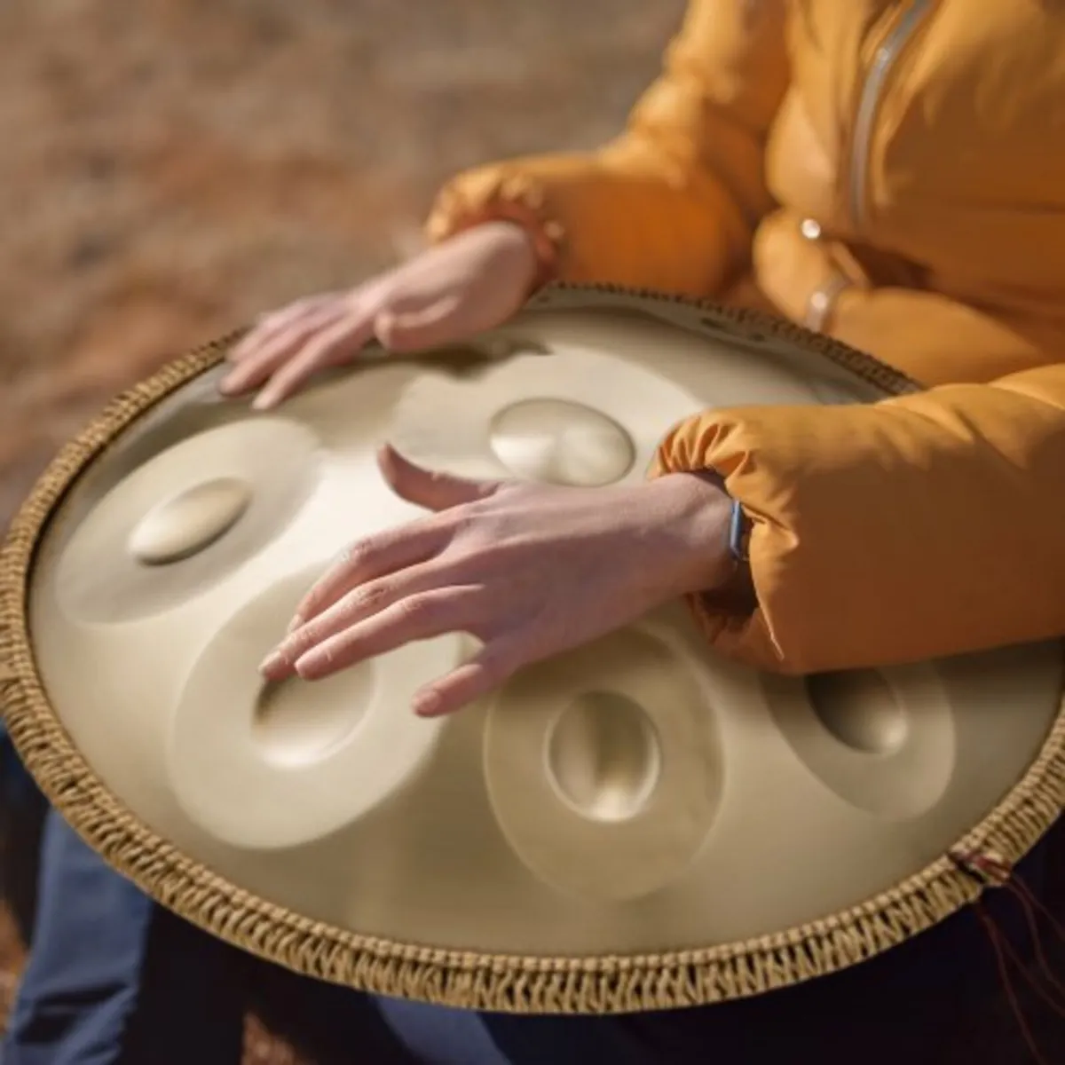 Handpan Drum 22 in 10 Notes D Minor Hand Drum Inst - Image 4