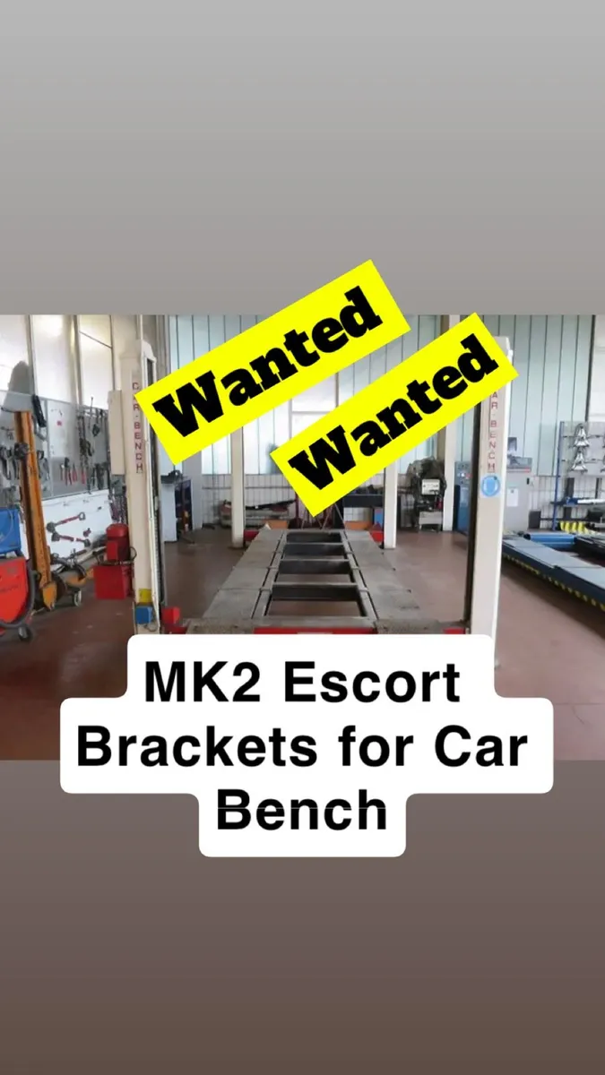 Wanted MK2 Escort Brackets