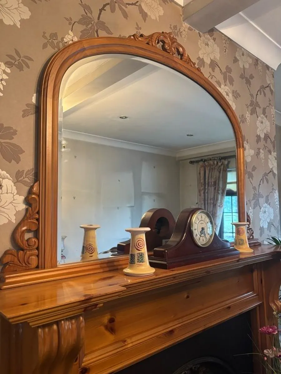 Fireplace/Over Mantle Piece Mirror - Image 2