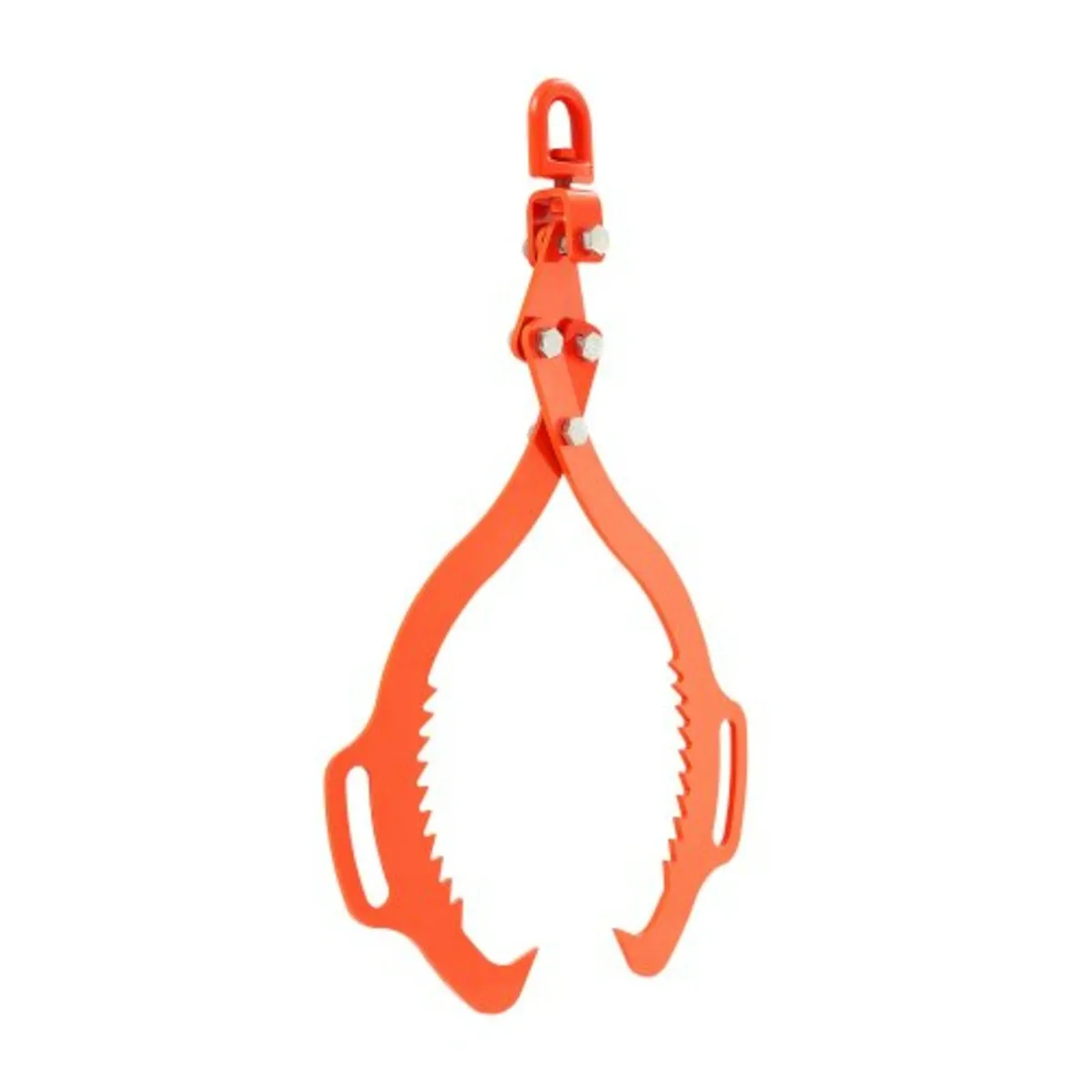 28in Log Lifting Tongs 2 Claw Solid Steel Log Grap - Image 1