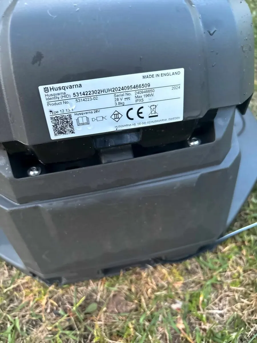 Husqvarna 310E NERA Robotic Lawnmower Like New - Image 3