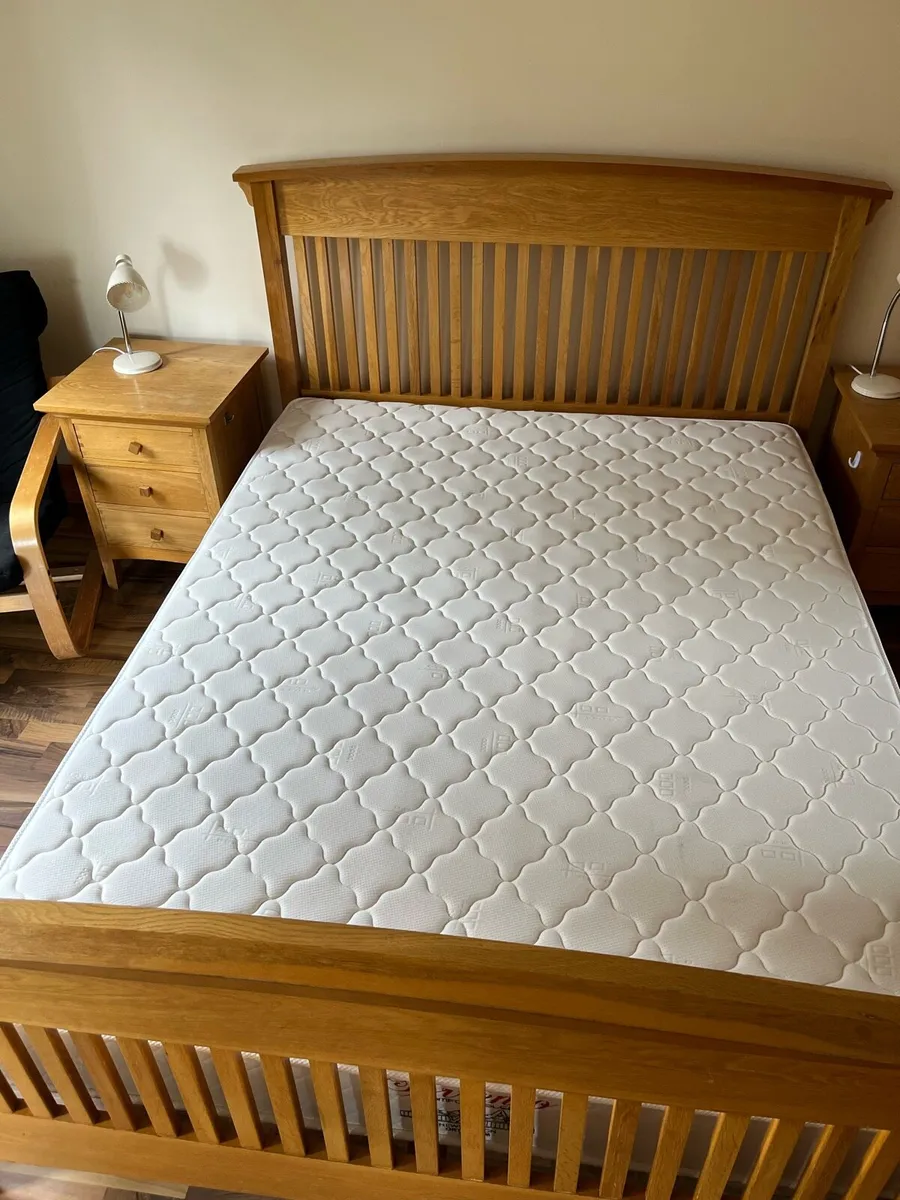 King size bed & mattress - Image 4