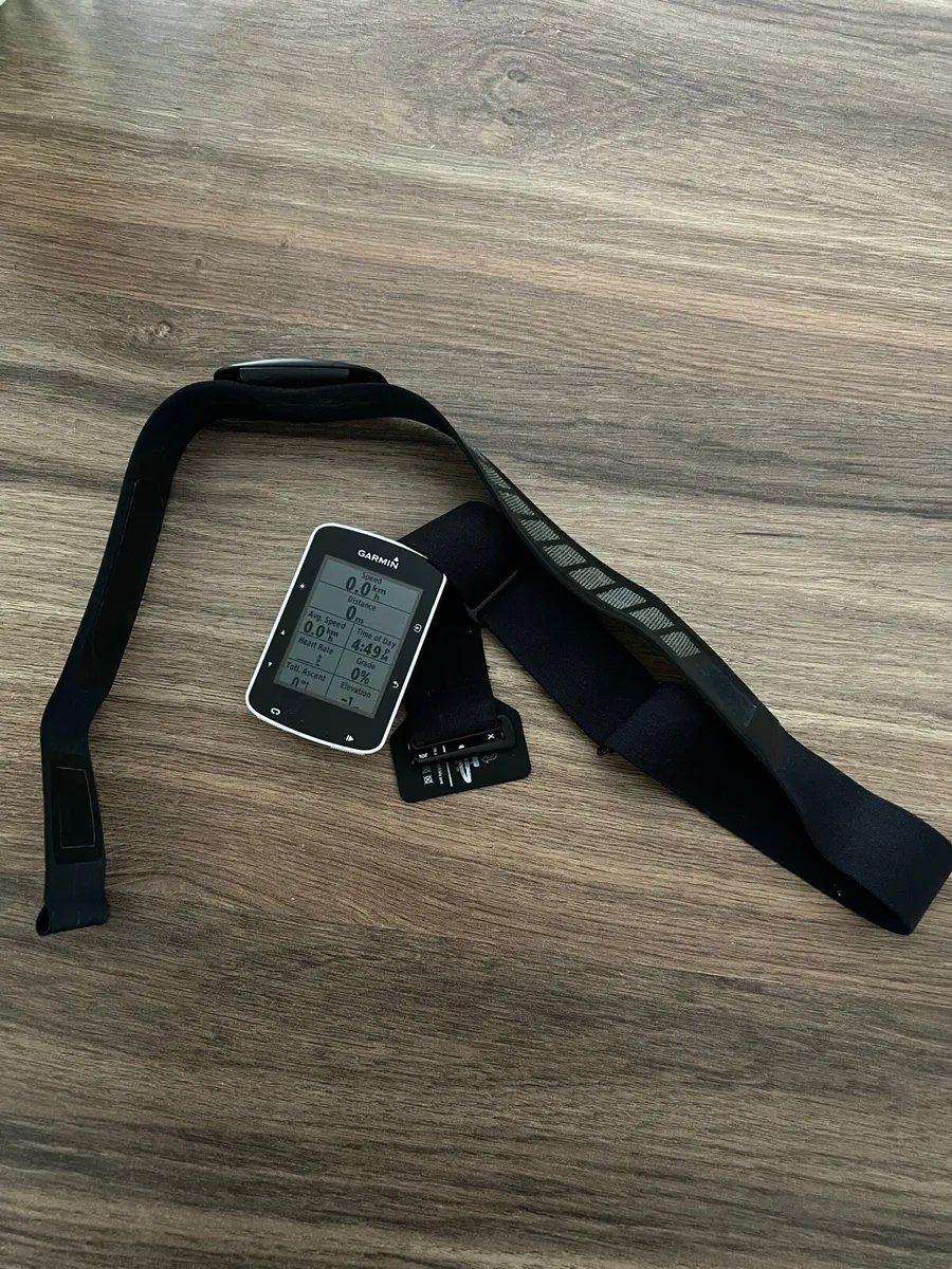 Garmin 520 Edge and Garmin heart monitor