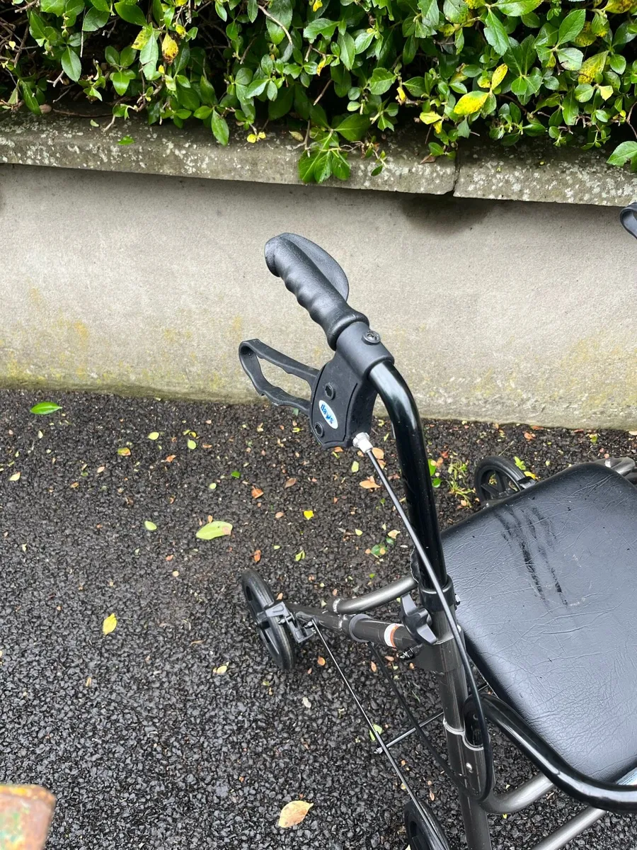 Rollator walker with seat - Image 2
