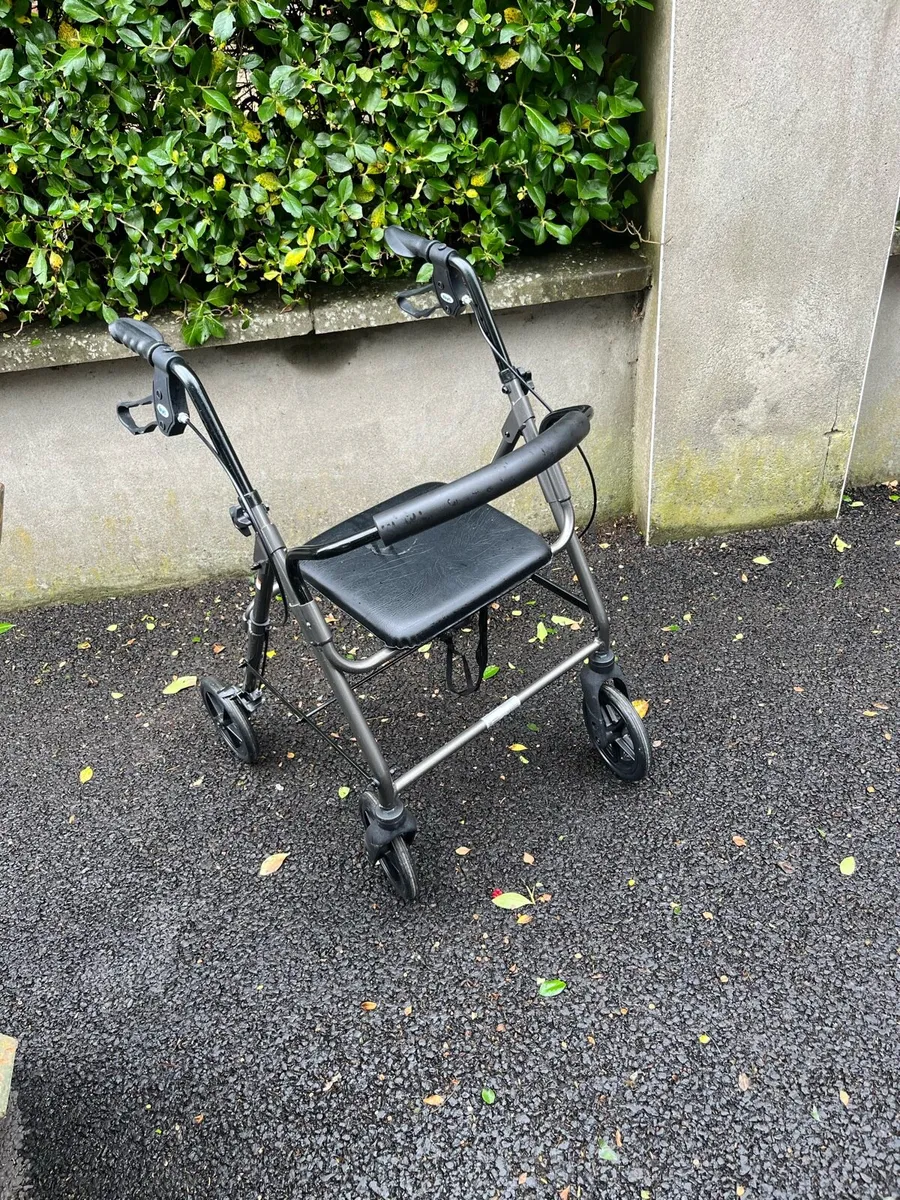 Rollator walker with seat - Image 3