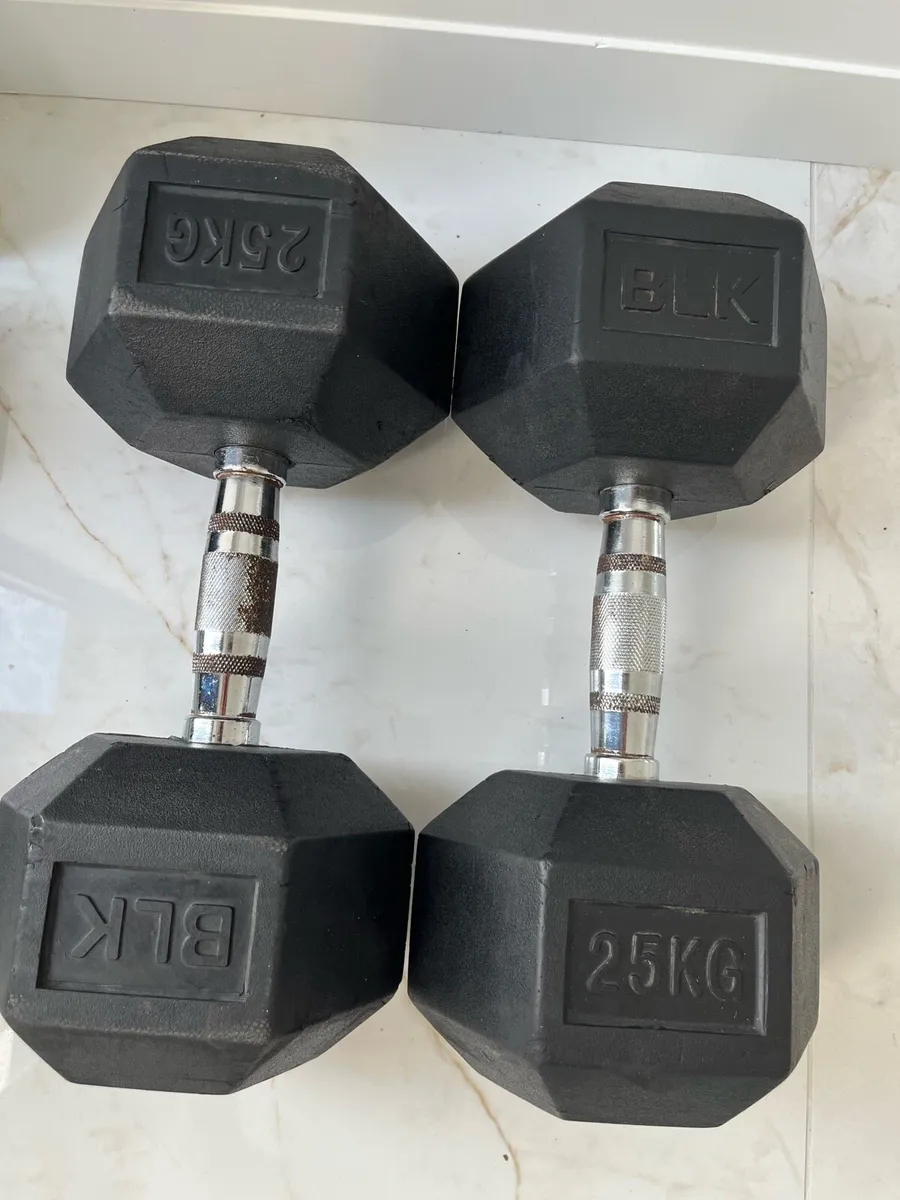 25kg dumbbells