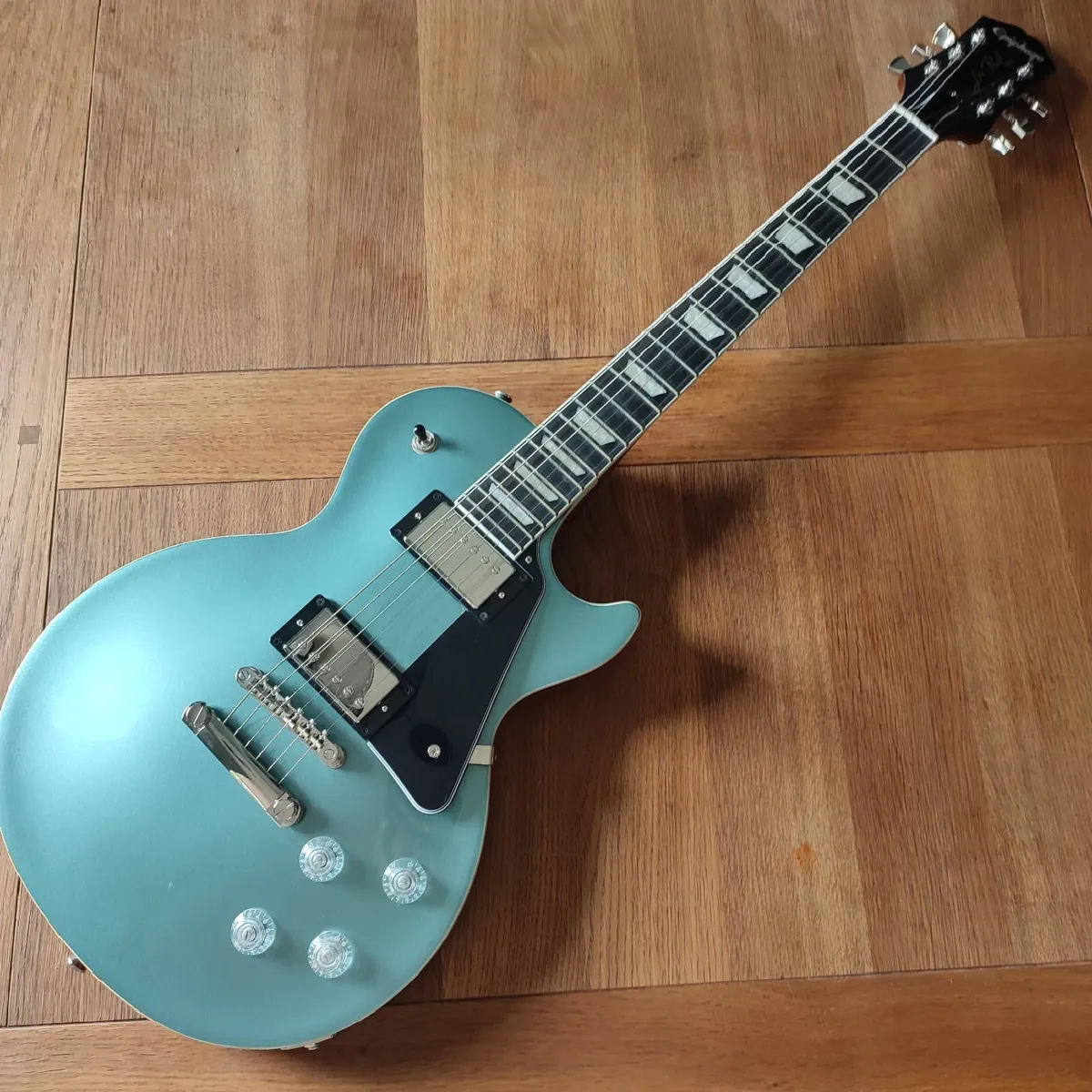 Epiphone Les Paul Modern, Faded Pelham Blue - Image 1