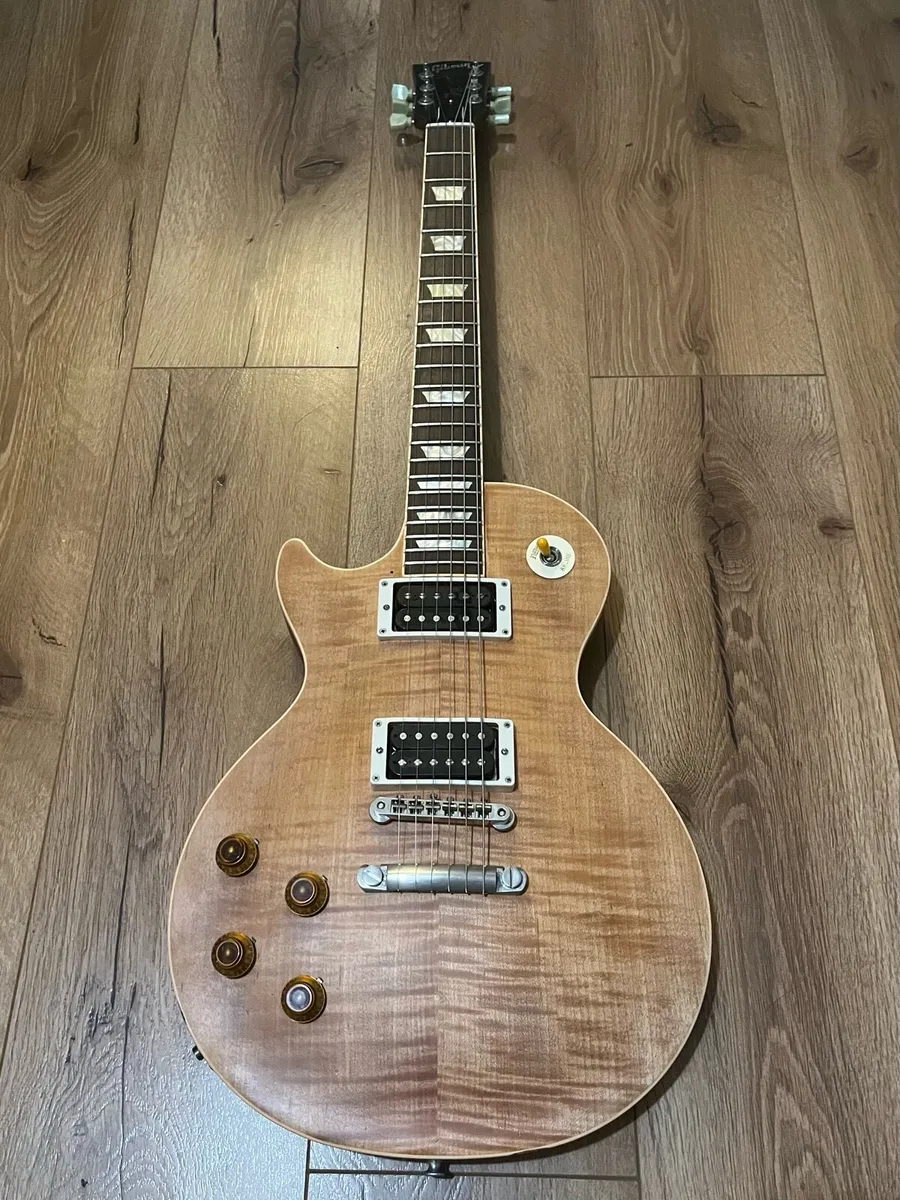 Left Handed Gibson Les Paul Standard 2011 Stripped - Image 1