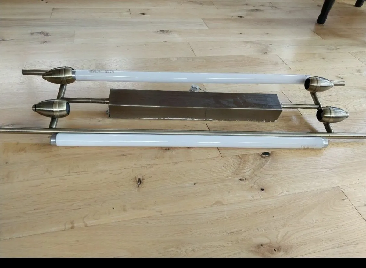 Brass Fluorescent Light - Image 1