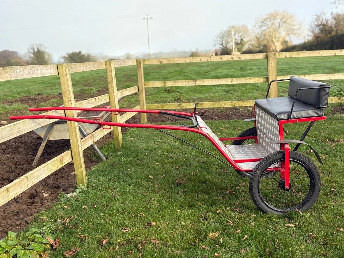 Very good pony cart for sale €550 no offers - Image 1
