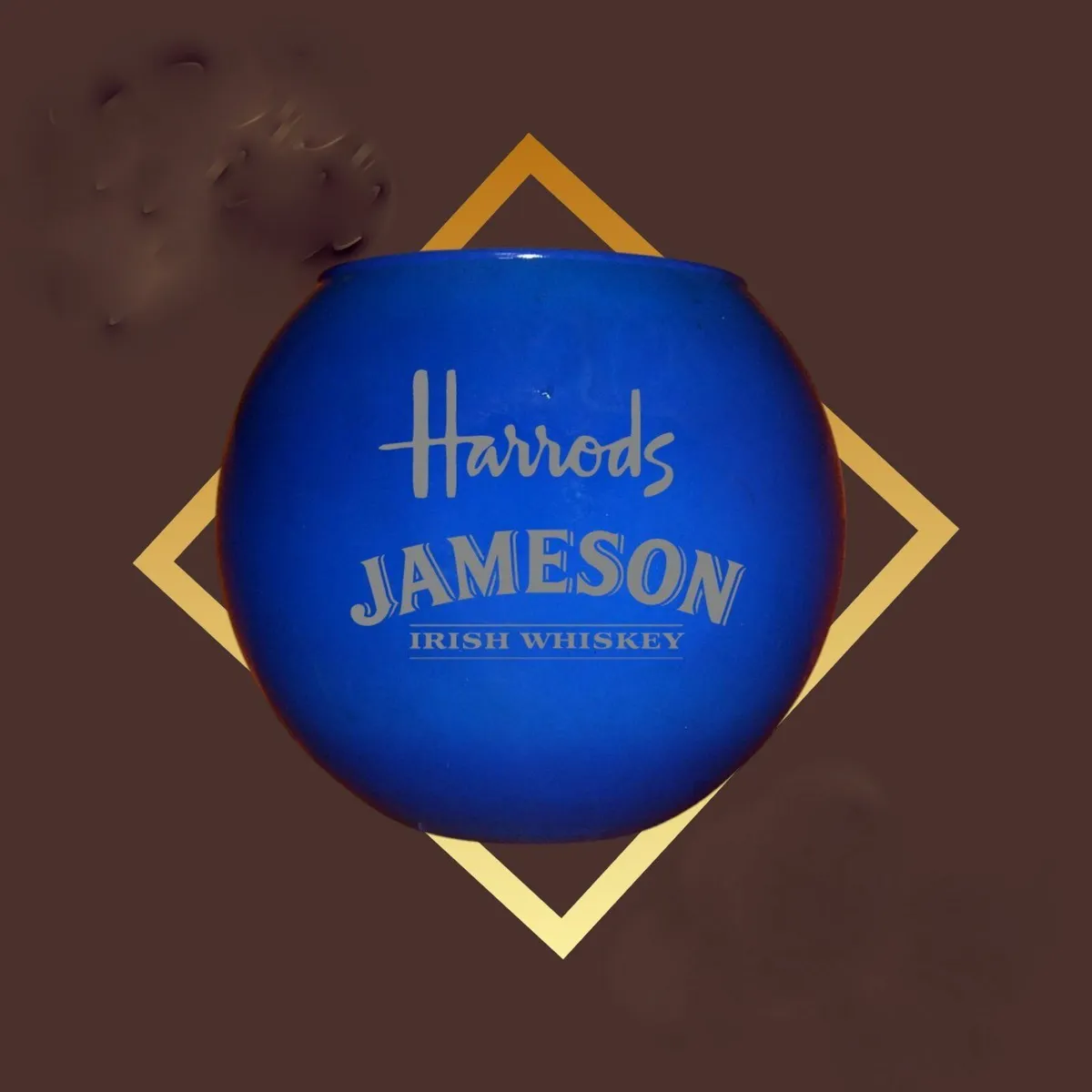 Harrods/Jameson Promo Ice/Cork Glass Bowl - Image 3
